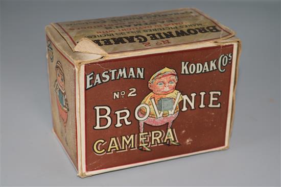 Eastman Kodak no.2 camera, with original box
